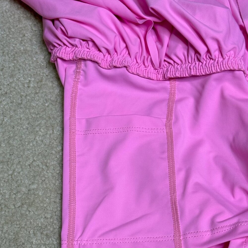 NWOT - Ghteas - Girls Flowy Athletic Drawstring Shorts w/ Pocket - Size Youth S - Picture 4 of 4